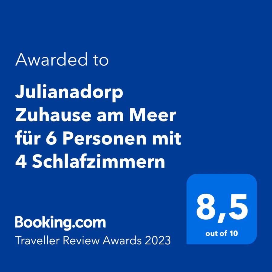 Julianadorp Zuhause Am Meer Fuer 6 Personen Mit 4 Schlafzimmern Exteriör bild